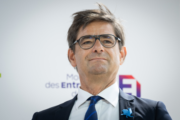 Nicolas Dufourcq, le directeur général de  BPI France - Eric TSCHAEN/REA