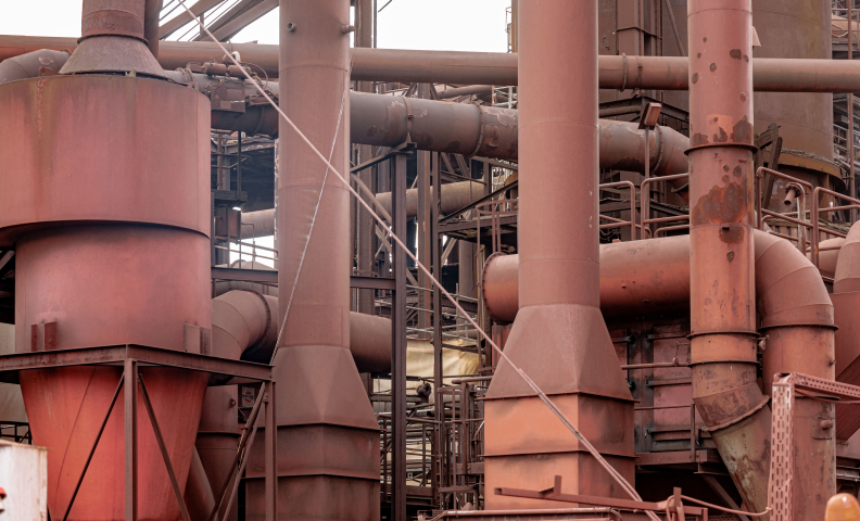 ArcelorMittal, Hambourg (Photo by MARKUS SCHOLZ / DPA / dpa Picture-Alliance via AFP)