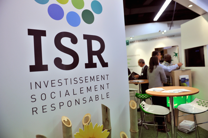 Stand ISR, investissement socialement responsable / Pascal SITTLER / REA