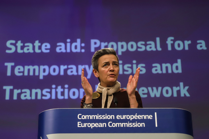 Margrethe Vestager, vice-présidente de la Commission européenne et commissaire européenne à la Concurrence (Valeria Mongelli/ZUMA-REA)