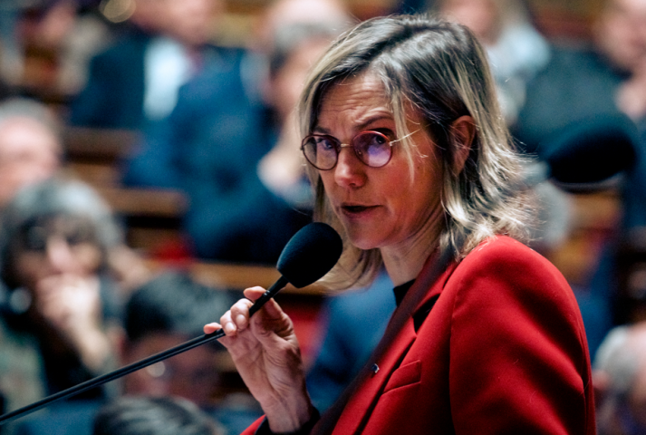 Agnès Pannier-Runacher, ministre de la Transition écologique - Virginie Haffner / Hans Lucas / Hans Lucas via AFP