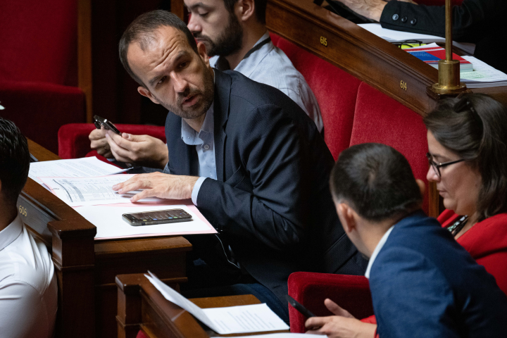 Manuel Bompard, député LFI (Eric TSCHAEN/REA)