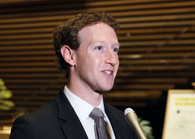 Mark Zuckerberg (Photo by Masamine Kawaguchi / Yomiuri / The Yomiuri Shimbun via AFP)