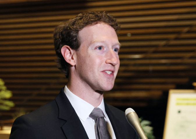 Mark Zuckerberg  (Photo by Masamine Kawaguchi / Yomiuri / The Yomiuri Shimbun via AFP)