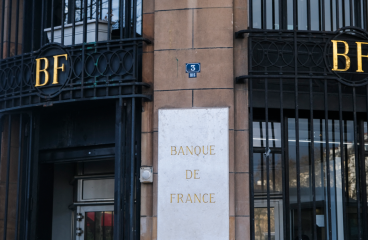 Banque de France. Photo par JEAN-MICHEL DELAGE / HANS LUCAS / HANS LUCAS VIA AFP