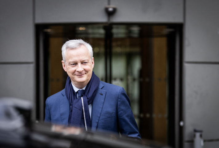 Bruno Le Maire, ministre de l'Économie, des Finances et de la Souveraineté industrielle et numérique Xose Bouzas / Hans Lucas / Hans Lucas via AFP