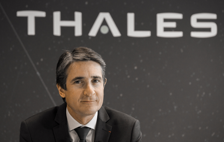 Patrice Caine, président-directeur général de Thales (©Gilles ROLLE/REA)