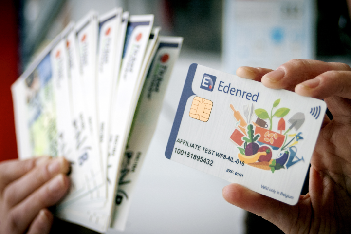 En France, la part de marché des titres repas d'Edenred s’élève à plus de 40% au premier semestre ( crédits MEERSSCHAUT/REPORTERS-REA)