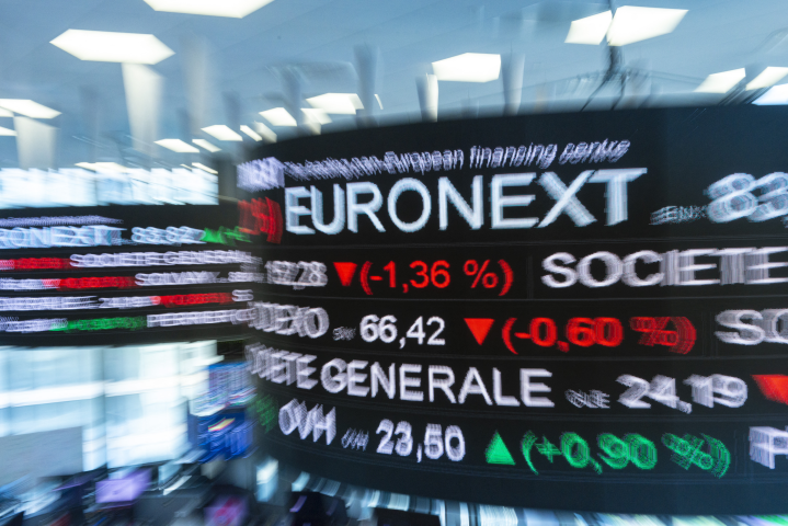 Euronext (Photo by Joao Luiz Bulcao / Hans Lucas via AFP)