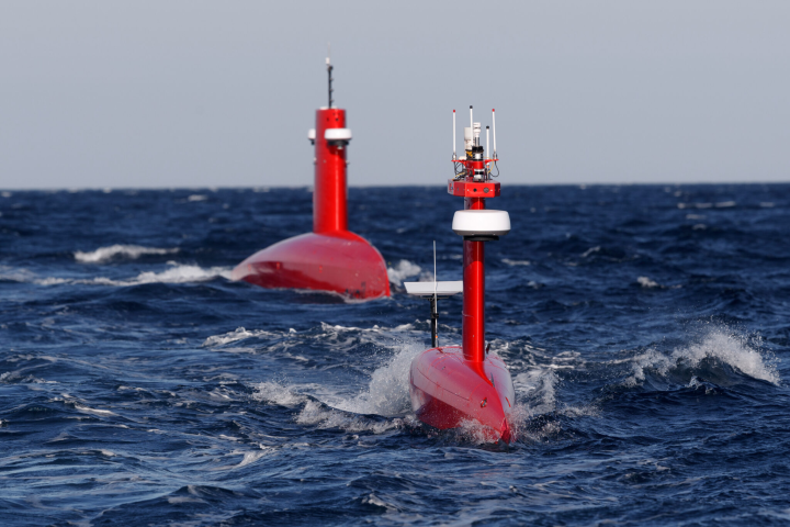 Les drones DriX H-8 (surface) et O-16 (sous-marin), vitrine du savoir-faire autonome d’Exail - Exail, Gilles Martin Raget
