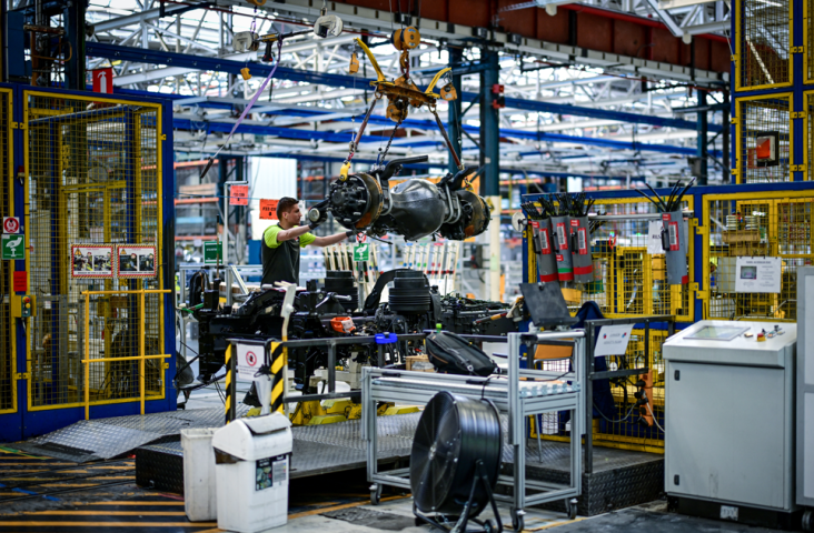 Usine Renault Trucks à Bourg-en-Bresse - OLIVIER CHASSIGNOLE / AFP
