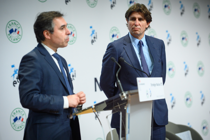 Frédéric Coirier et Philippe d'Ornano, co-présidents du METI (©Eric TSCHAEN/REA)