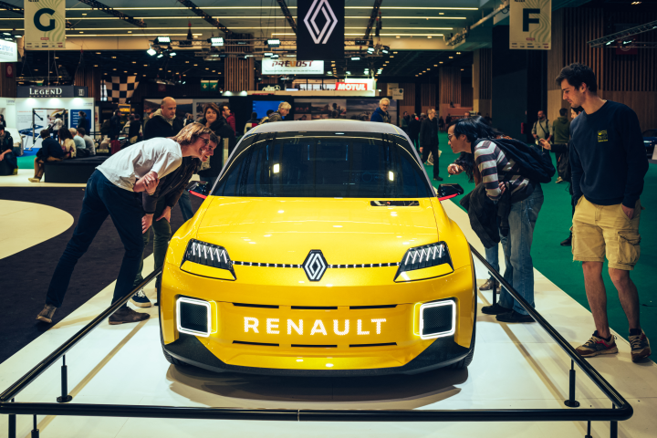 La Renault 5 électrique arrivera sur le marché début 2024  - Photo by Herve Chatel / Hans Lucas / Hans Lucas via AFP