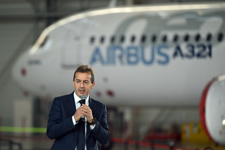 Guillaume Faury, le président exécutif d'Airbus - AFP