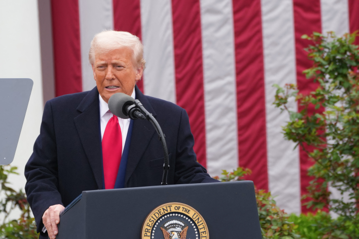 Donald Trump, président des Etats-Unis - Andrew Leyden / NurPhoto / NurPhoto via AFP