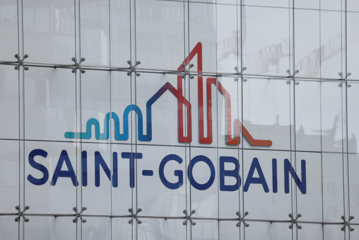 Saint-Gobain (Photo by Ludovic MARIN / AFP)