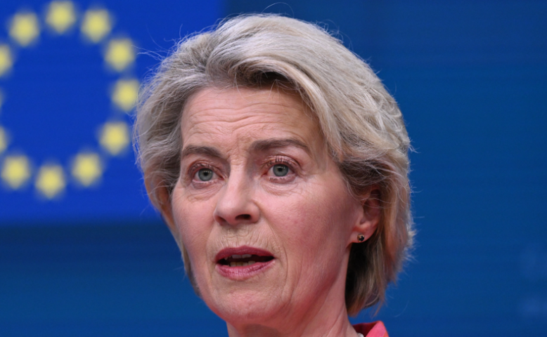 Ursula von der Leyen, présidente de la Commission européenne - JOHN THYS / AFP
