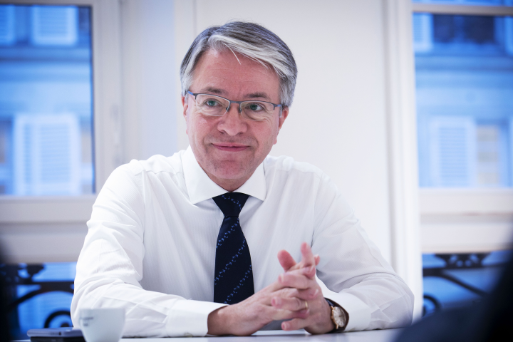 Jean-Laurent Bonaffé, administrateur-directeur-général du groupe BNP Paribas - Crédits Gilles Bassignac / Divergence