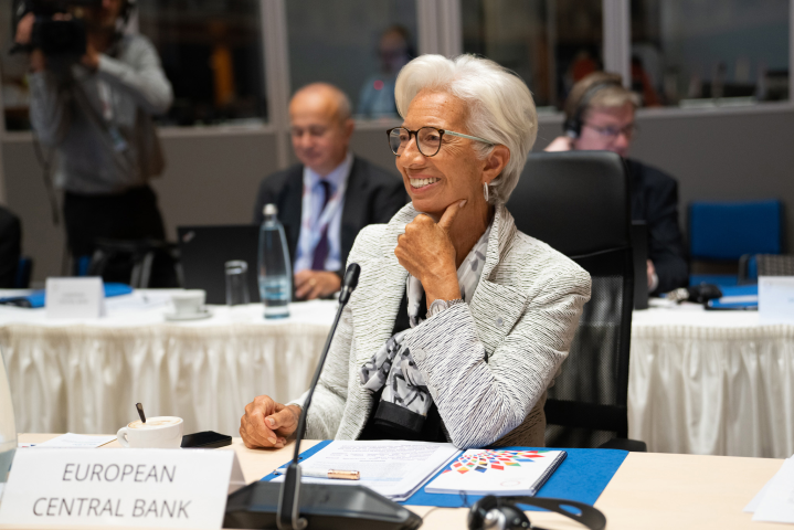 Christine Lagarde, présidente de la Banque centrale européenne - EUC/ROPI-REA