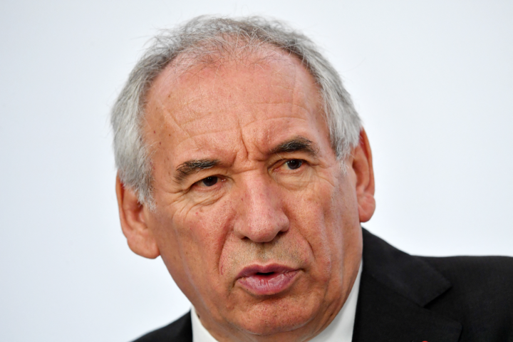 François Bayrou (Photo by JEAN-FRANCOIS MONIER / AFP)