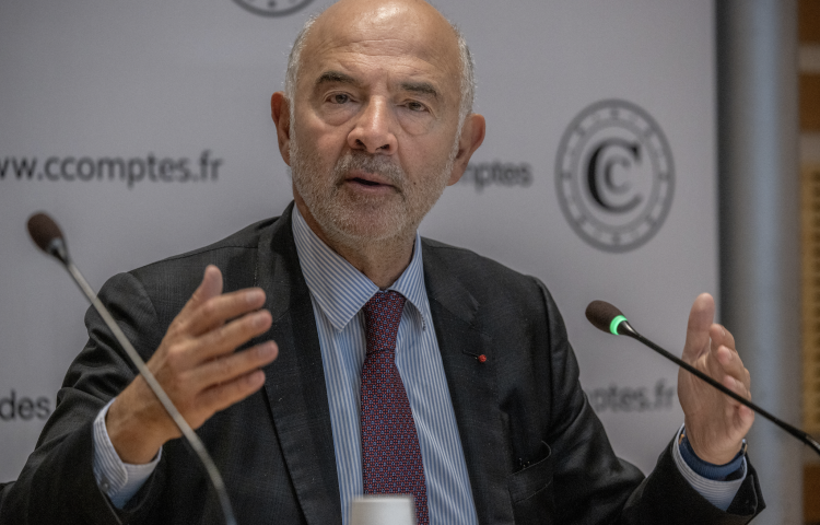 Pierre Moscovici. Photo by Guillaume BAPTISTE / AFP