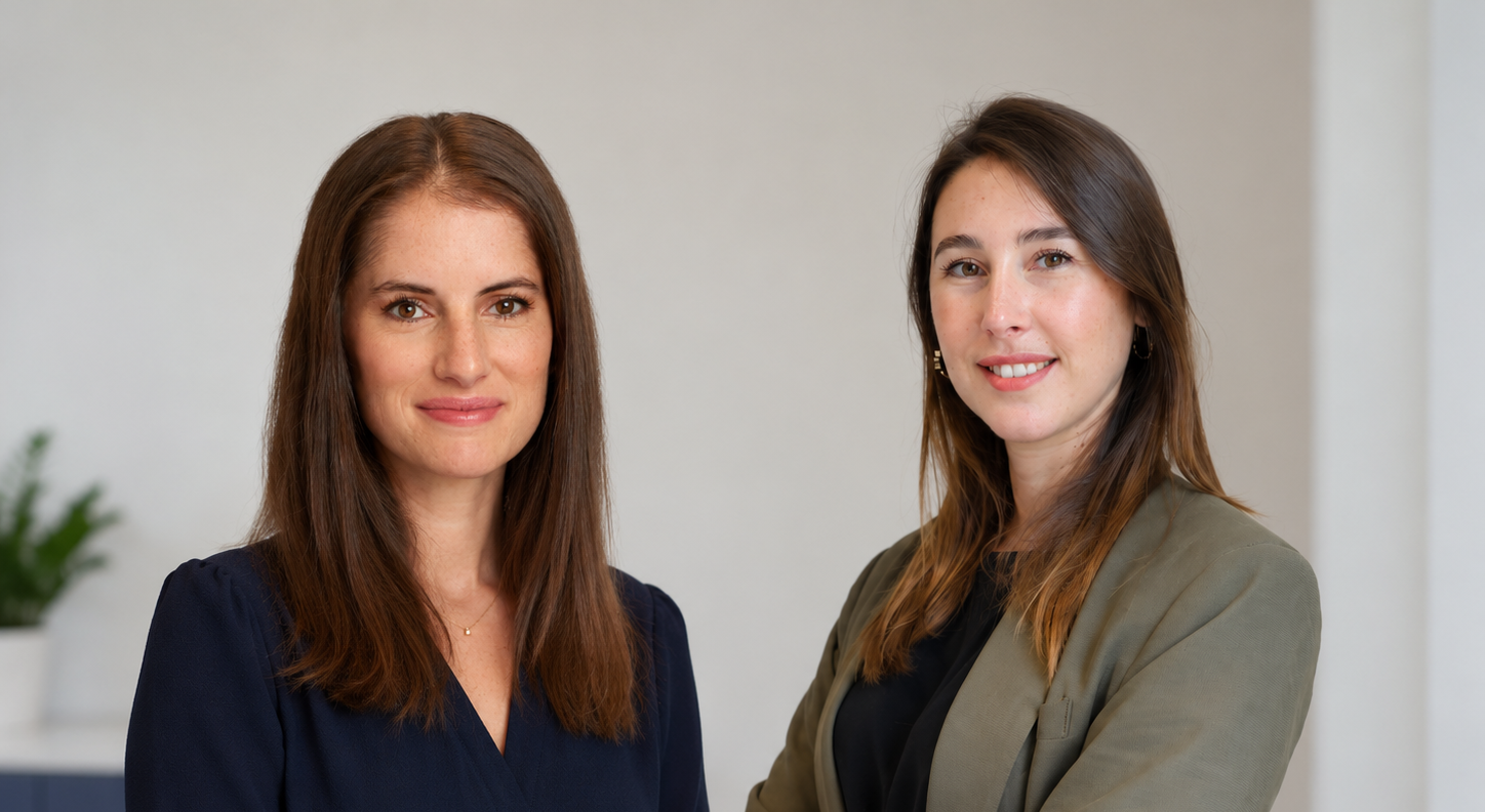 Noëlla de Bermingham (à gauche) et Coralie Dabiens veulent faire de la durabilité un levier de performance économique. © Andera Partners