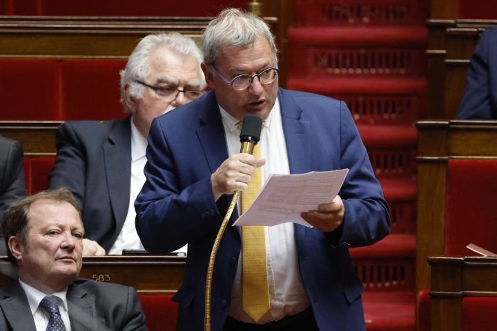 Nicolas Sansu (Photo by Ludovic MARIN / AFP)