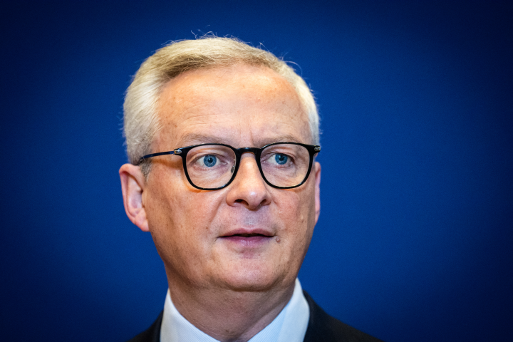 Bruno Le Maire, ministre de l'Economie, des Finances et de la Souveraineté industrielle et numérique - Xose Bouzas / Hans Lucas / Hans Lucas via AFP