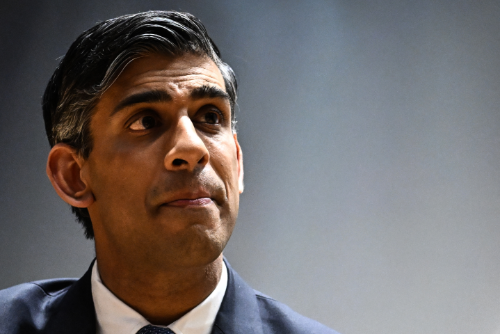 Rishi Sunak, Premier ministre du Royaume-Uni - Ben Stansall / POOL / AFP