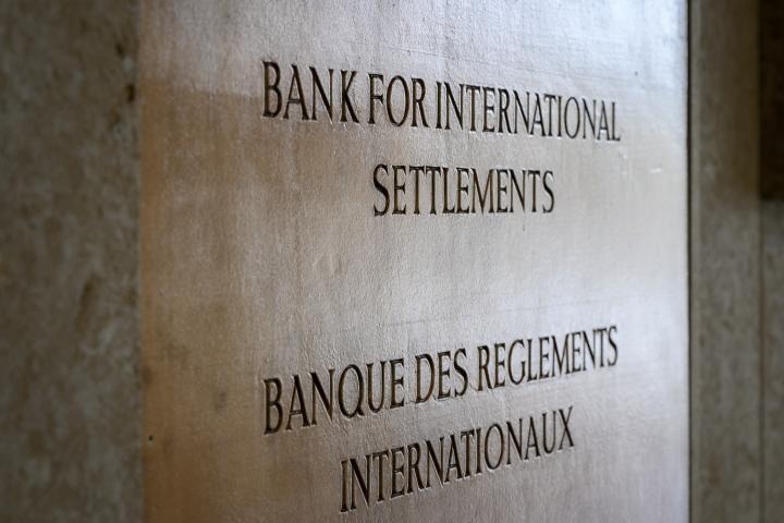 Banque des règlements internationaux. Fabrice COFFRINI / AFP