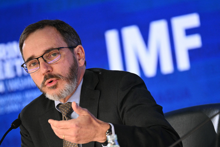 Pierre-Olivier Gourinchas, chef économiste du FMI - Mandel NGAN / AFP