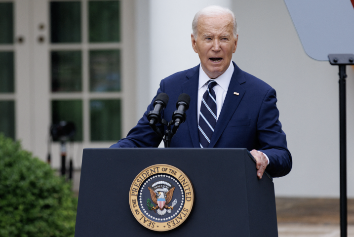 Joe Biden, président des États-Unis. Aaron Schwartz / XINHUA / Xinhua via AFP