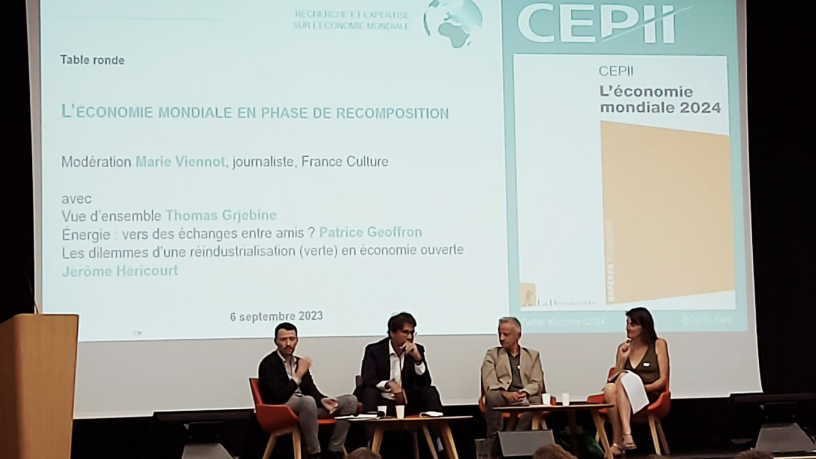 Présentation de l'ouvrage annuel du CEPII 