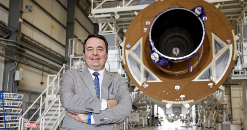 Martin Sion, futur directeur général d’Alstom (Photo by Ludovic MARIN / AFP)