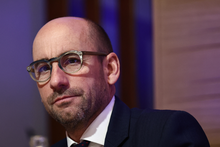  Antoine Flamarion, co-fondateur de Tikehau Capital (Photo by Anne-Christine POUJOULAT / AFP)