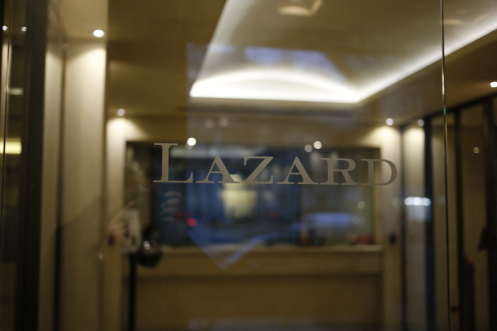 Lazard ( Photo by MATTHIEU ALEXANDRE / AFP)