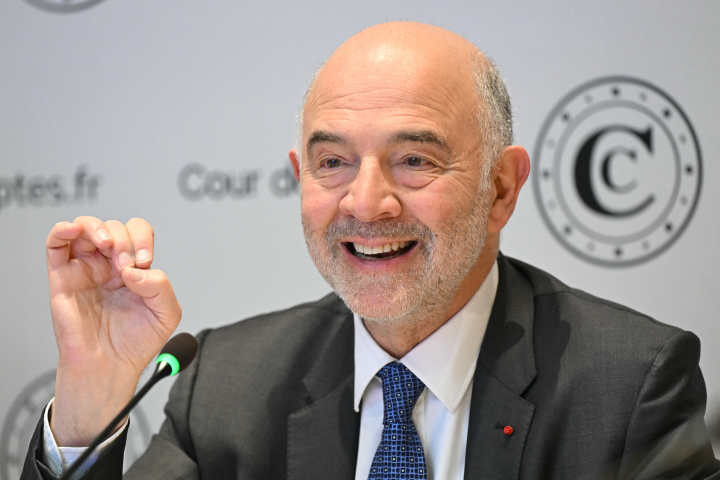 Pierre Moscovici, Premier président de la Cour des comptes - Bertrand GUAY / AFP