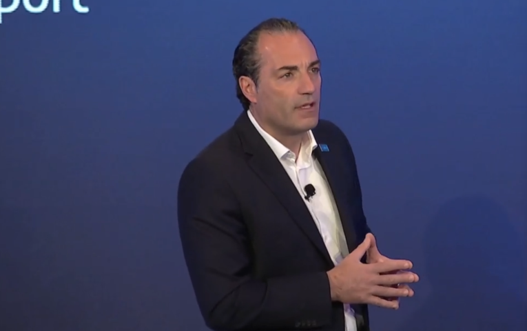 Antonio Filosa, directeur général de Stellantis, lors de l'Investor Day
