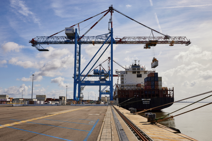 Port Maritime Nantes Saint-Nazaire. Mathieu Thomasset / Hans Lucas / Hans Lucas via AFP