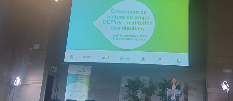 Évènement de clôture du projet DEF'HY. DR