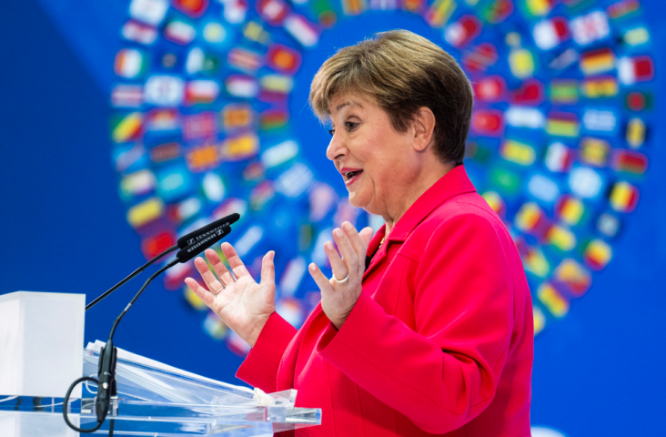 Kristalina Georgieva, directrice générale du Fonds monétaire international - Jim WATSON / AFP