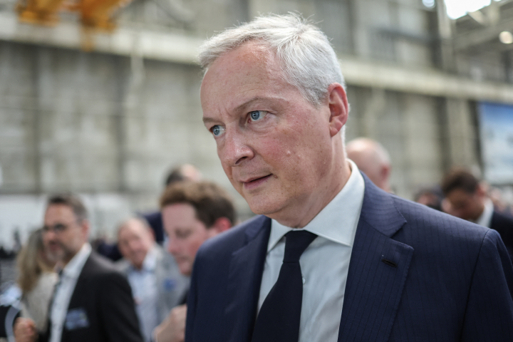 Bruno Le Maire, ministre de l'Economie et des Finances - Charly TRIBALLEAU / AFP