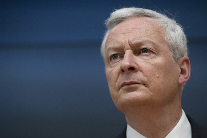 Bruno Le Maire, ministre de l'Economie, des Finances et de la Souveraineté industrielle et numérique - Jim WATSON / AFP

