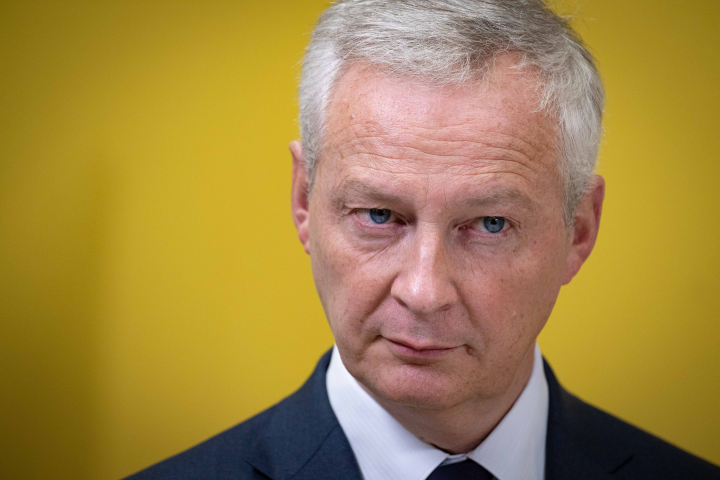 Bruno Le Maire, ministre de l'Economie et des finances (©Eric TSCHAEN/REA)