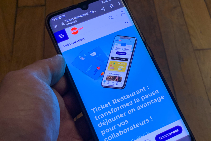 Edenred (Photo by Riccardo Milani / Hans Lucas via AFP)