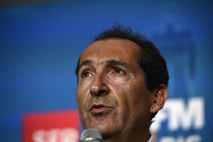 Patrick Drahi, le propriétaire d'Altice - Photo by MARTIN BUREAU / AFP