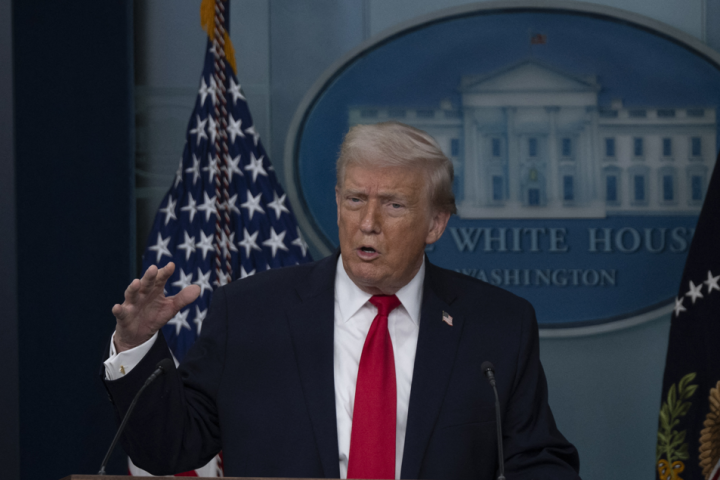 Donald Trump, président des Etats-Unis - Celal Gunes / ANADOLU / Anadolu via AFP