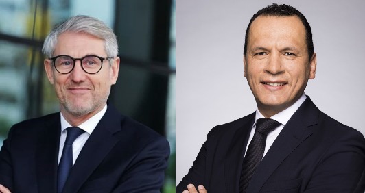 Christian Kopp, le nouveau directeur général adjoint de Plastic Omnium, et Youssef Souiba, qui dirigera désormais la division Clean Energy Systems