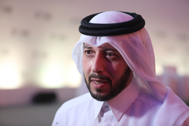 Mansoor bin Ebrahim Al Mahmoud, le directeur du fonds souverain du Qatar - Photo by PATRICK BAZ / Auditoire