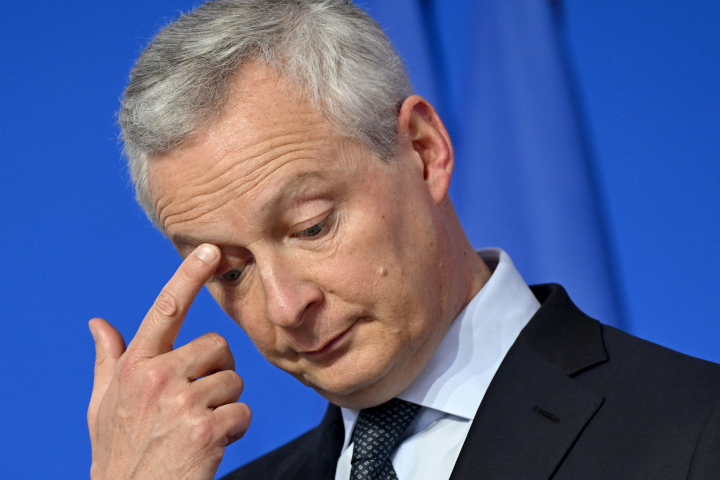 Bruno Le Maire, ministre de l'Economie, des Finances et de la Souveraineté industrielle et numérique - Bertrand GUAY / AFP